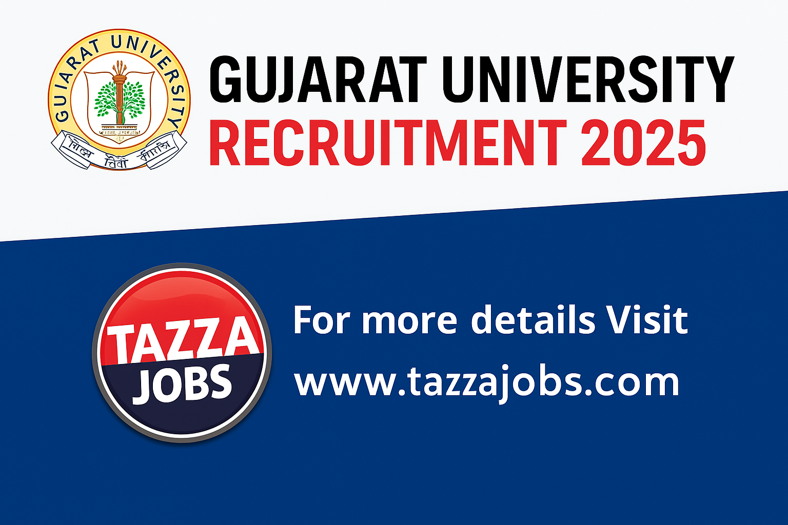 Read more about the article Gujarat University Recruitment 2025 – Special Drive for PwD Candidates (Advt. No. GU/EST-T-01/2025)