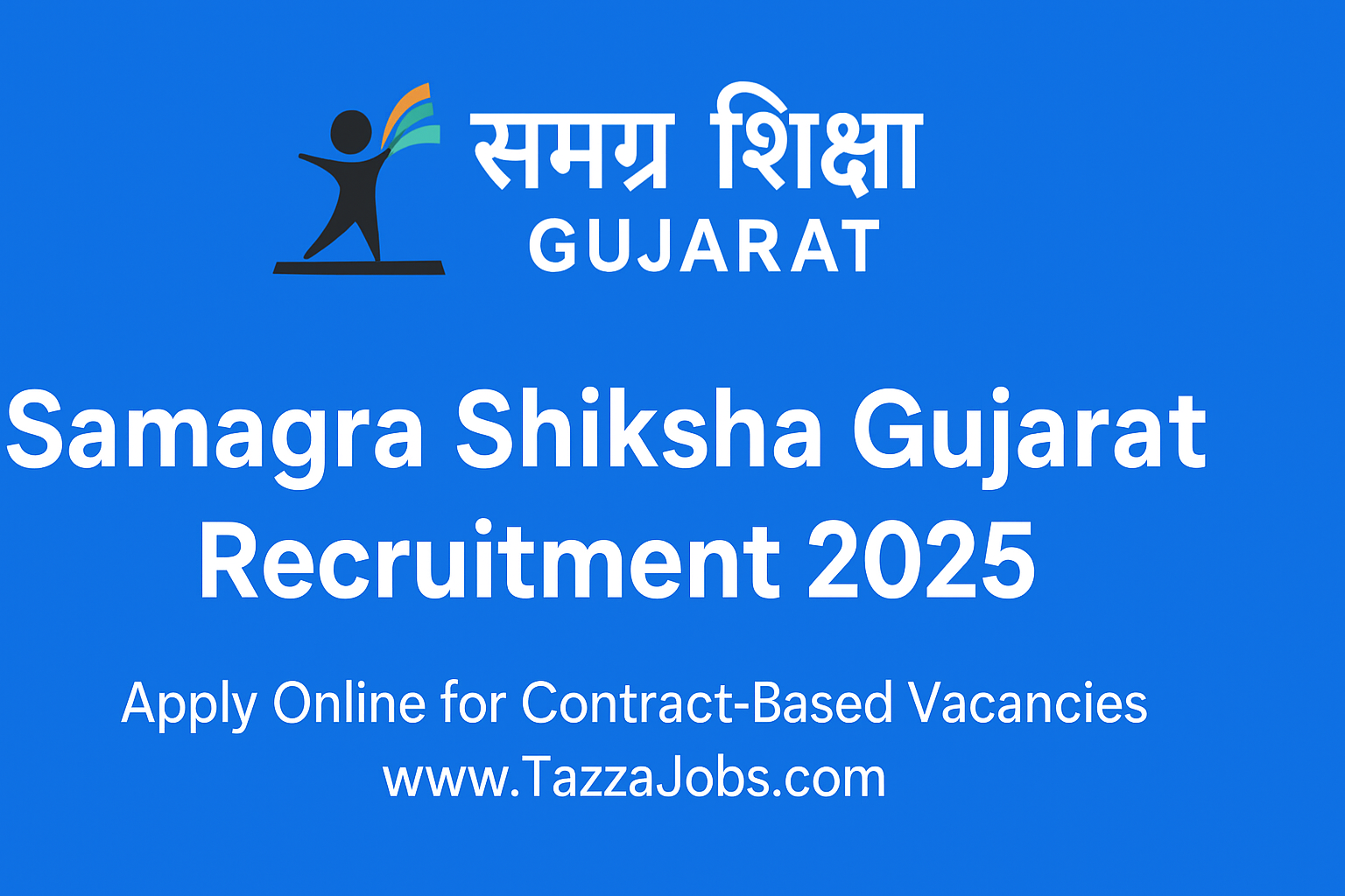 Samagra Shiksha Gujarat Recruitment 2025: Apply Online for Contract-Based Vacancies at State, District & Block Level