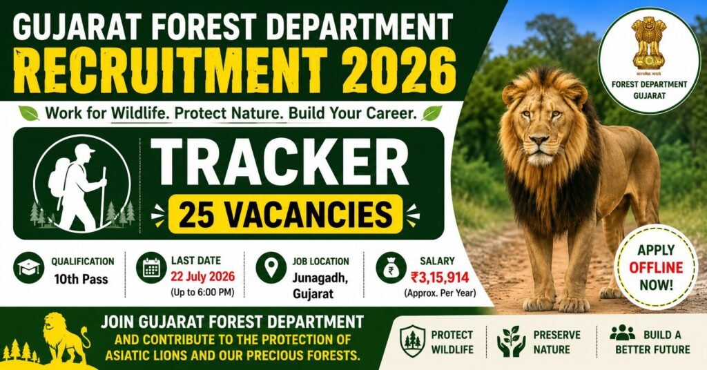 Gujarat Forest Department Recruitment 2026 Tracker Recruitment Notification