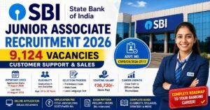 State Bank of India Junior Associate Recruitment 2026 – 9,124 Vacancies
